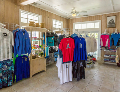 The Giftshop in the Marina office of Orchid Bay on Guana Cay