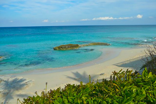 The beach in Great Guana Cay