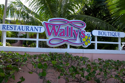 View to Wally's from the street