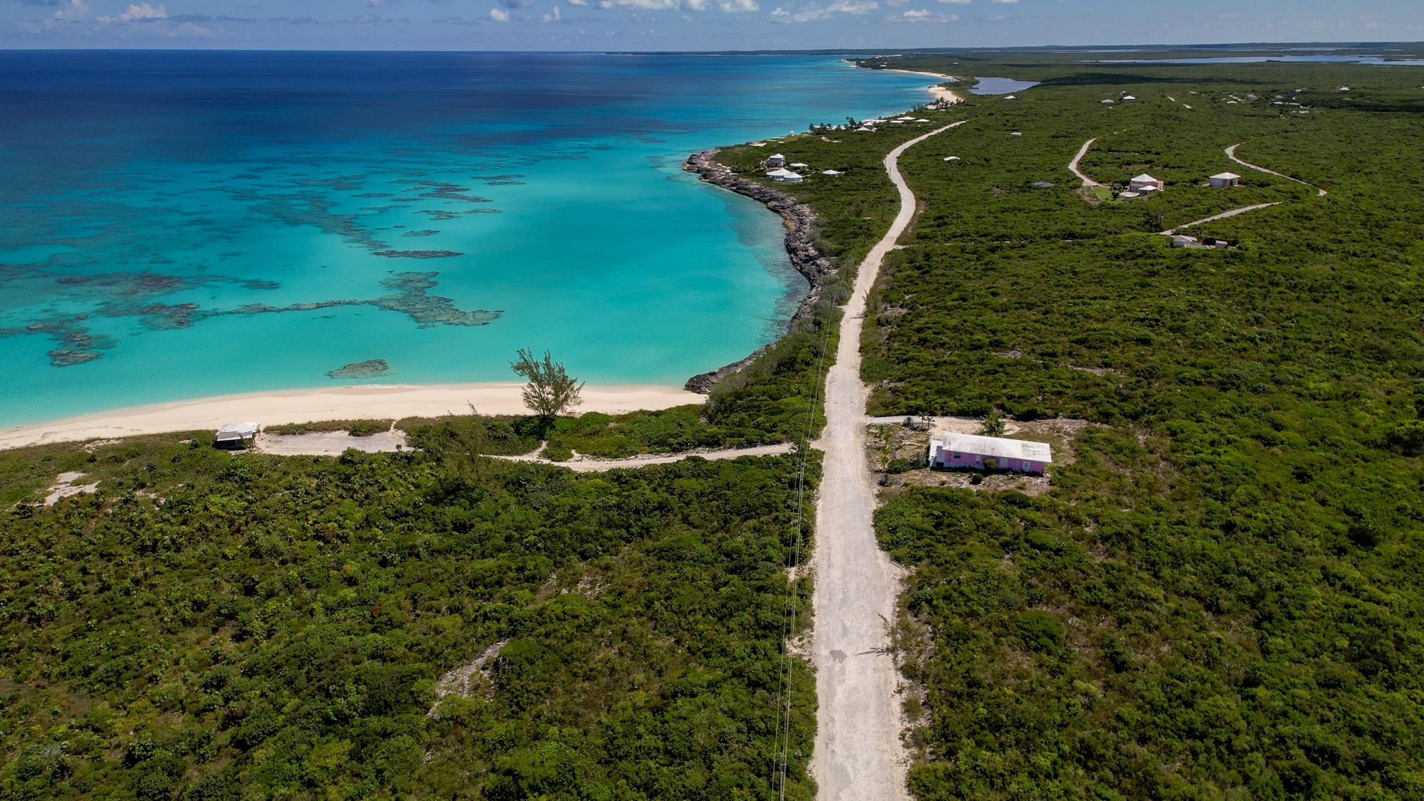 Hilltop lot with stunning ocean views in Sandy Point, San Salvador, The Bahamas