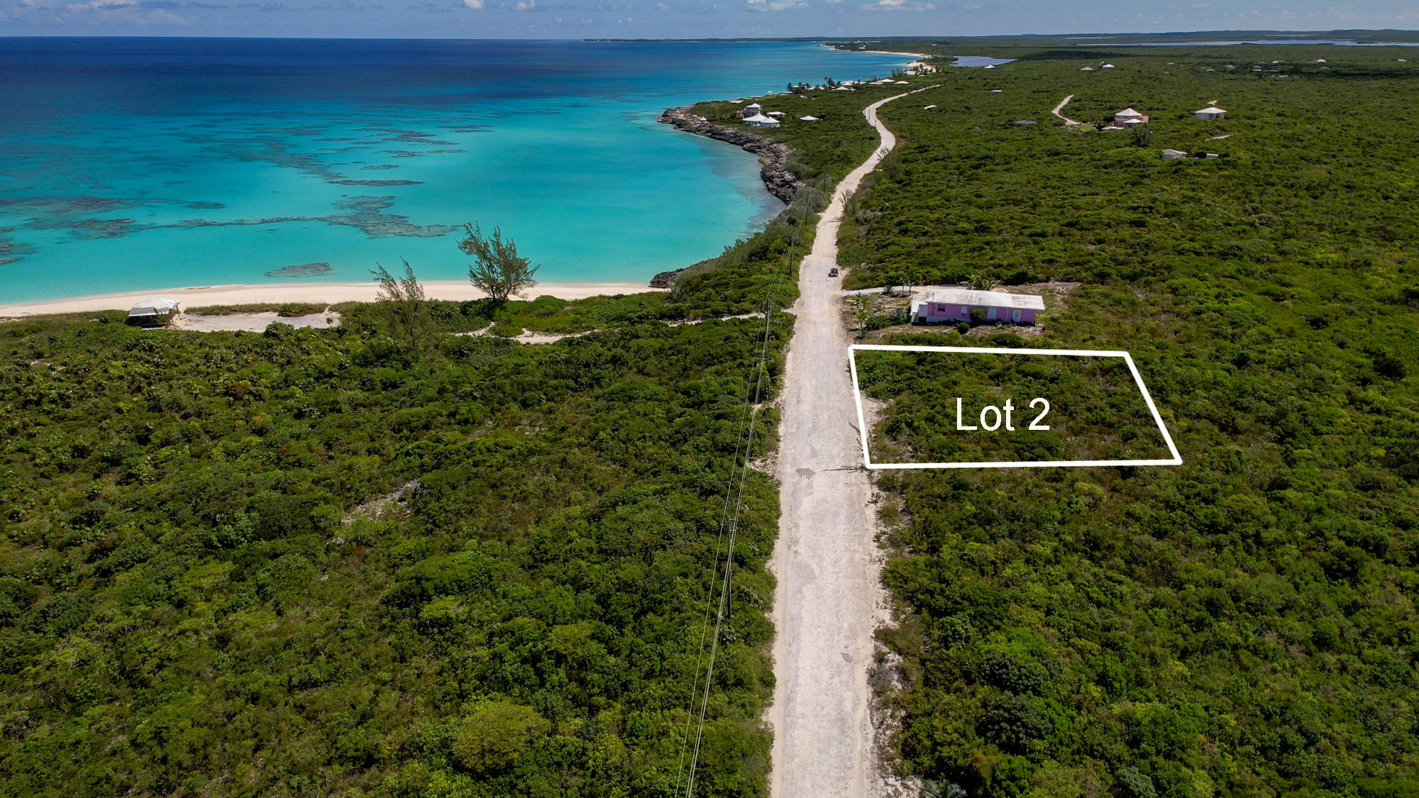 Hilltop lot with stunning ocean views in Sandy Point, San Salvador, The Bahamas