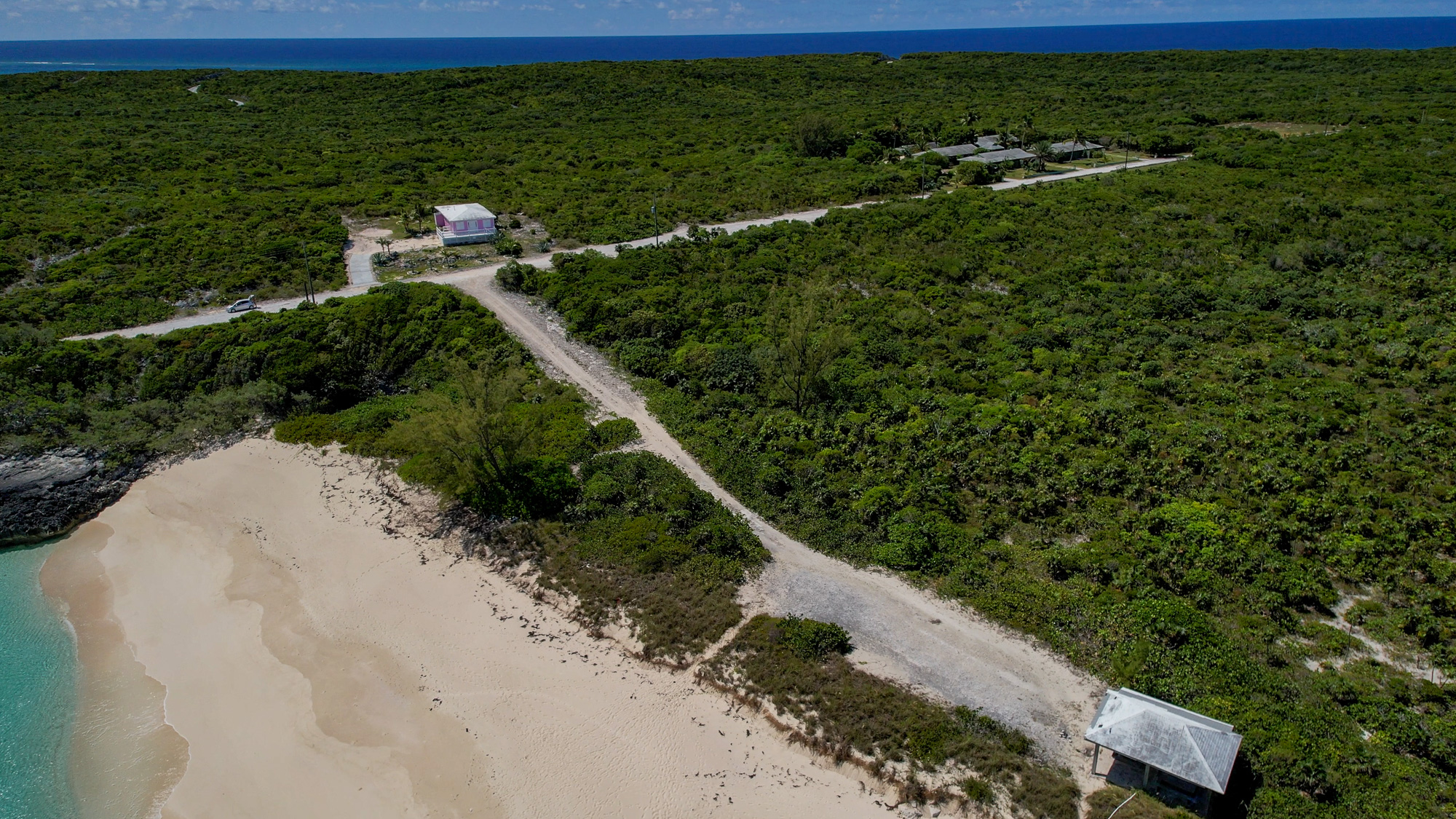 Hilltop lot with stunning ocean views in Sandy Point, San Salvador, The Bahamas