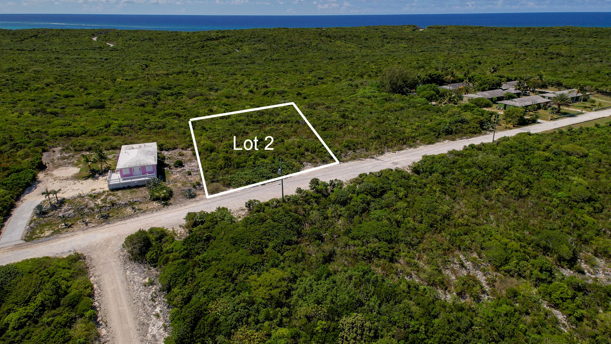 Hilltop lot with stunning ocean views in Sandy Point, San Salvador, The Bahamas