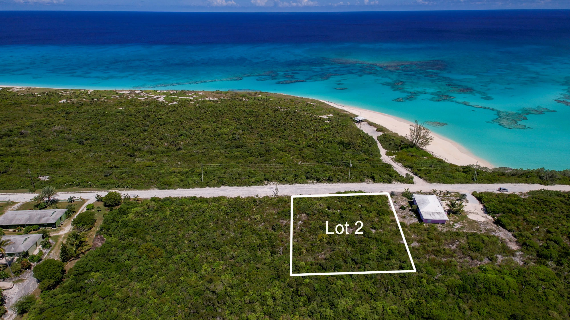 Hilltop lot with stunning ocean views in Sandy Point, San Salvador, The Bahamas