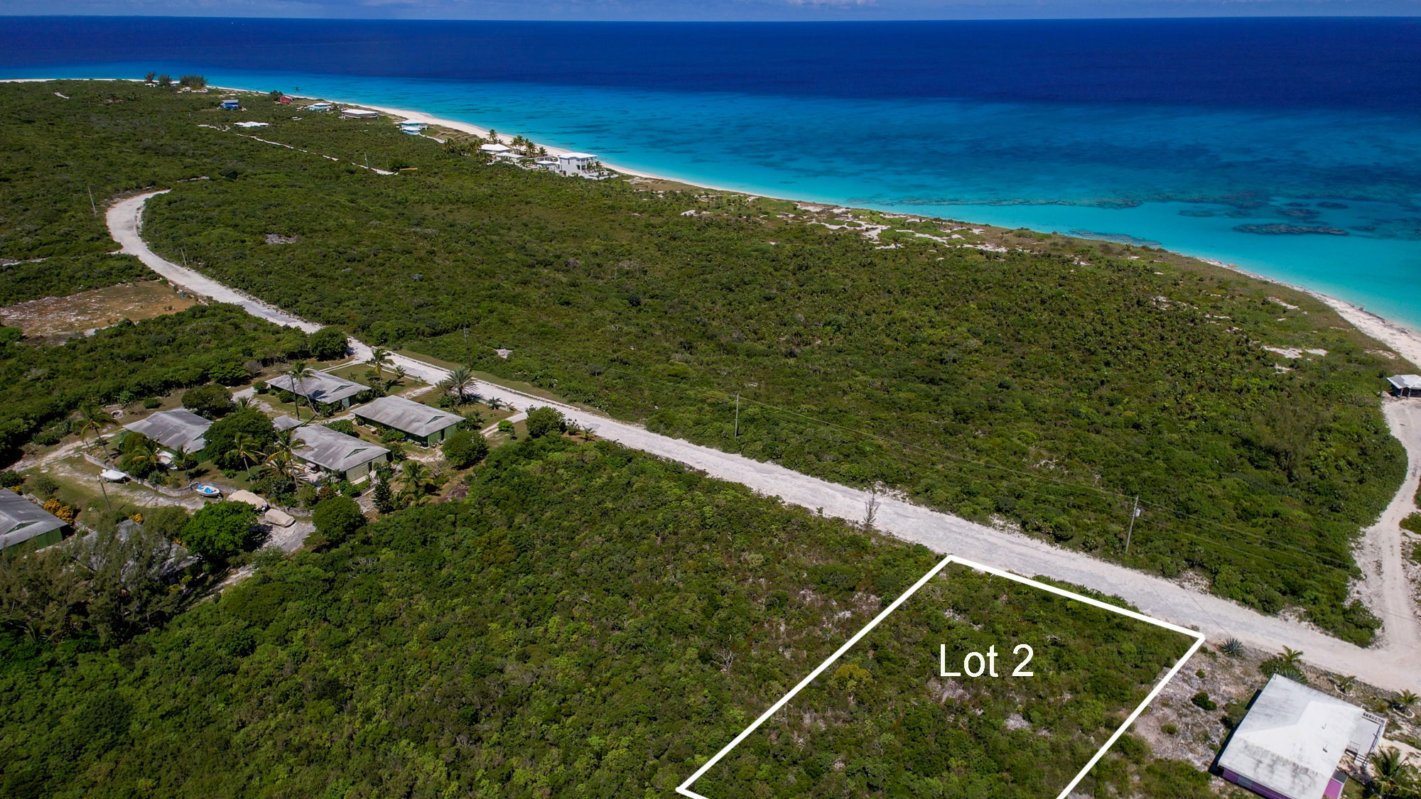 Hilltop lot with stunning ocean views in Sandy Point, San Salvador, The Bahamas