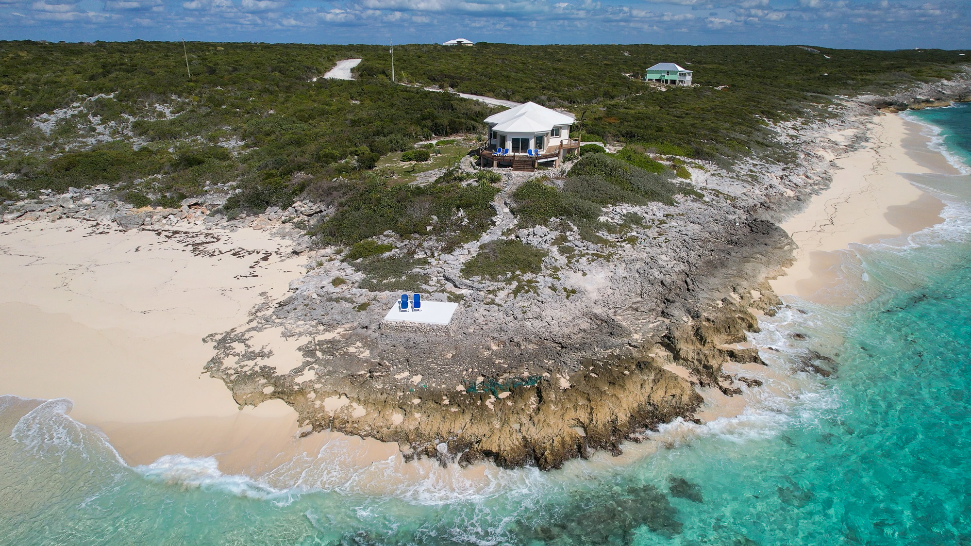 Beachfront Home for sale on San Salvador, The Bahamas
