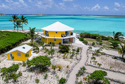 Beachfront Home for sale on San Salvador, The Bahamas