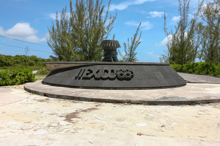 The Mexican Monument at the Landfall Park 